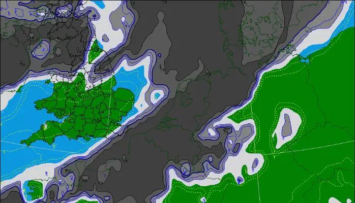 Screenshot of a User-Friendly Interface Displaying Hyperlocal Weather Forecast Data for a Specific Farm, including temperature, rainfall, wind speed and direction, humidity, and other relevant parameters.